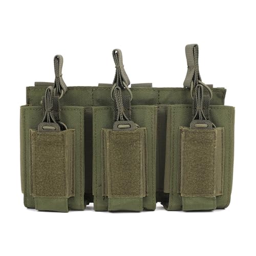 Magazintasche, Magazine Pouch Triple Magazine Holster mit verstellbaren Bungee Straps für M4 M14 M1911 Magazine Magazintasche, Magazine Pouch Triple Magazine Holster mit verstellbaren Bungee Straps für M4 M14 M1911 Magazine von MiOYOOW