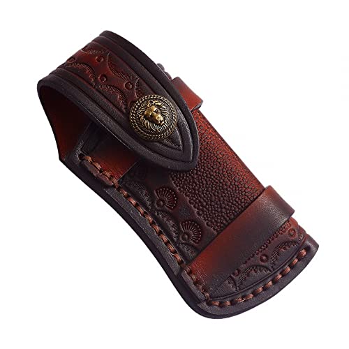 MiOYOOW Messerscheide, Messer Etui Leder Taschenmesser Hülle für taschenmesser, Klappmesser MiOYOOW Messerscheide, Messer Etui Leder Taschenmesser Hülle für taschenmesser, Klappmesser von MiOYOOW