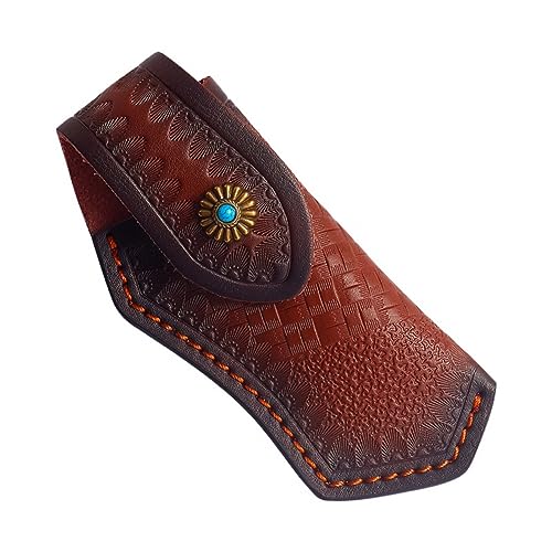 MiOYOOW Messerscheide Leder, Lederhülle Leder-Etui für Taschenmesser, Klappmesser MiOYOOW Messerscheide Leder, Lederhülle Leder-Etui für Taschenmesser, Klappmesser von MiOYOOW