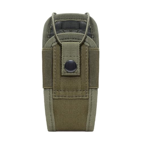 MiOYOOW Molle Funkgerätetasche, wasserdichte Walkie Talkie Pouch Halterung, Verstellbares Taktisches Radiohalter für Gürtel mit Einer Breite von Bis zu 4 Zoll von MiOYOOW