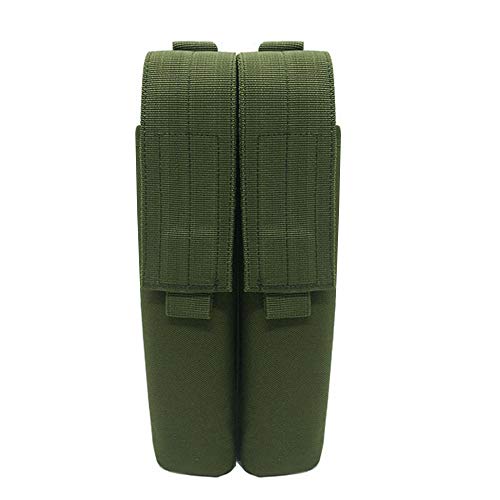 Tactical Doppel-Magazintasche, Double Pistol Mag Pouch Molle Munition Holster Pistol Magazine Pouch von MiOYOOW