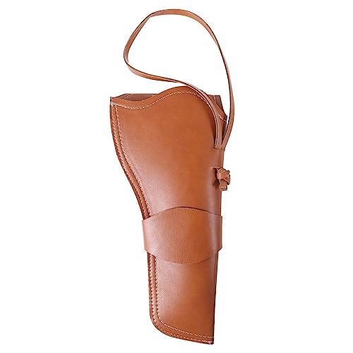 Revolverholster, Pistolenholster aus PU-Leder mittelalterliches Pistolenholster Western Cowboy Pistole Pistolenhalfter für die meisten Pistolen Revolverholster, Pistolenholster aus PU-Leder mittelalterliches Pistolenholster Western Cowboy Pistole Pistolenhalfter für die meisten Pistolen von MiOYOOW