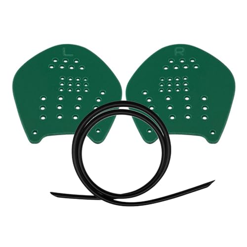 Swimming Paddles, Leichte Schwimmtrainings Handpaddel mit Verstellbaren Riemen, Schwimm Trainingsgerät für Damen und Herren Swimming Paddles, Leichte Schwimmtrainings Handpaddel mit Verstellbaren Riemen, Schwimm Trainingsgerät für Damen und Herren von MiOYOOW
