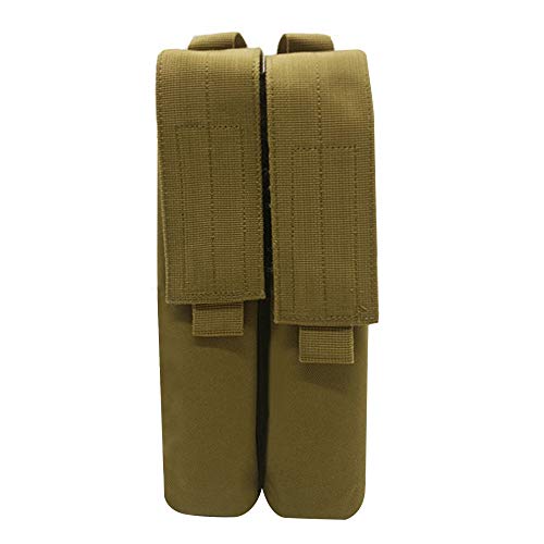 Tactical Doppel-Magazintasche, Double Pistol Mag Pouch Molle Munition Holster Pistol Magazine Pouch von MiOYOOW