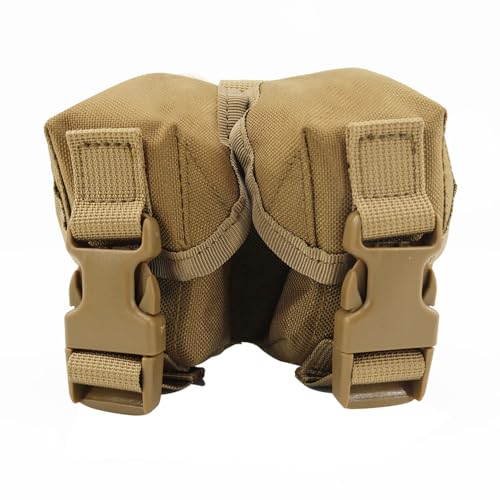 Taktische Grenade Pouch, wasserdichte Doppel Granatentasche mit Tragbaren Schnallenclips für die Jagd Im Freien Taktische Grenade Pouch, wasserdichte Doppel Granatentasche mit Tragbaren Schnallenclips für die Jagd Im Freien von MiOYOOW
