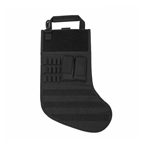 Taktischer Weihnachtsstrumpf, Strumpf-Form Molle Militärische Gürteltasche mit Griff Süßigkeiten Weihnachtssocken Aufhängen Dekoration für Outdoor und Weihnachtsdekorationen Taktischer Weihnachtsstrumpf, Strumpf-Form Molle Militärische Gürteltasche mit Griff Süßigkeiten Weihnachtssocken Aufhängen Dekoration für Outdoor und Weihnachtsdekorationen von MiOYOOW