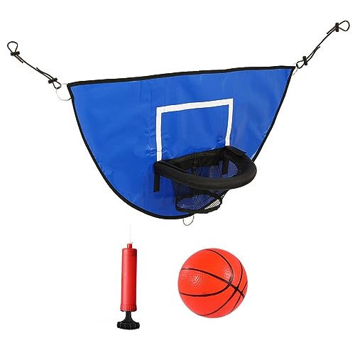 Trampolin Basketballkorb Set mit 1 Basketball/Luftpumpe Trampolin Indoor Outdoor Sportarten Trampolin Basketballkorb Set mit 1 Basketball/Luftpumpe Trampolin Indoor Outdoor Sportarten von MiOYOOW