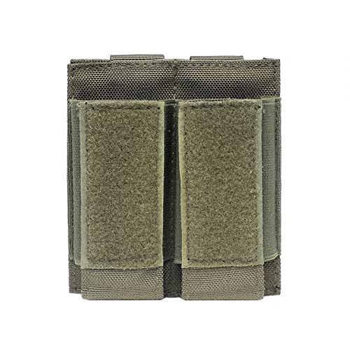 Triple Pistol Mag Pouch Double Stacker Pouch mit 3 Single Mag Pouch Tragbare Double Triple Magazine Clip Bag für Camping Wandern oder andere Outdoor-Aktivitäten von MiOYOOW