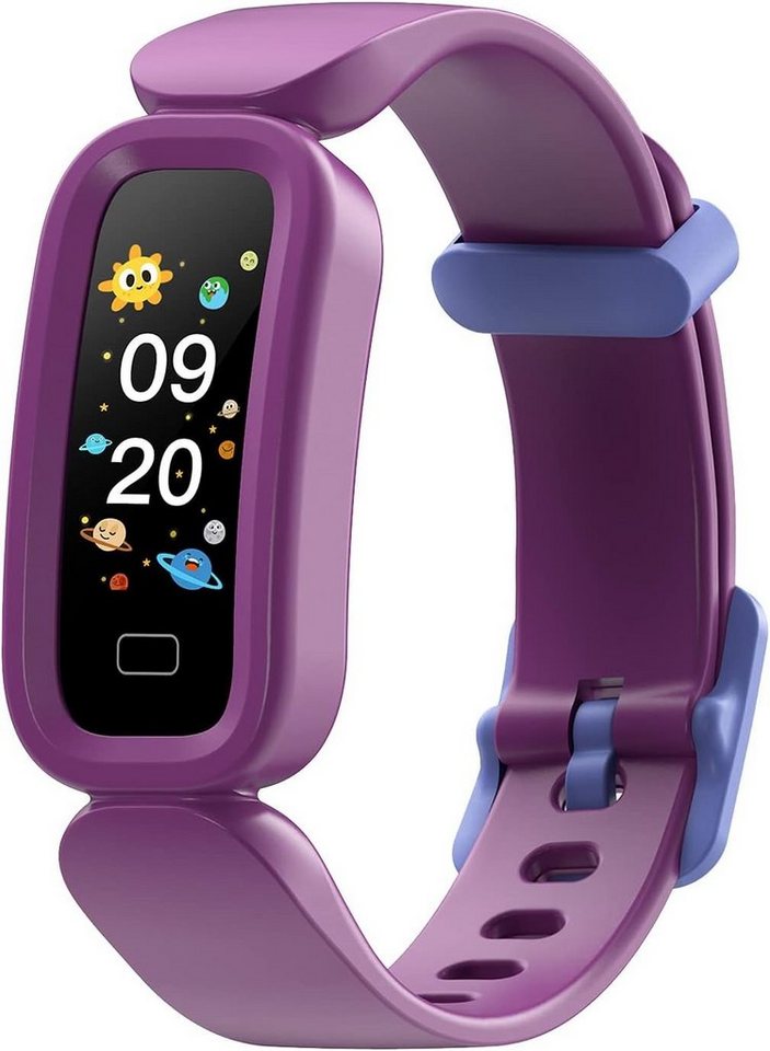 MicLee Smartwatch (0,96 Zoll, Android iOS), Kinder mit pulsmesser uhr sportuhr pulsuhren wasserdicht für mädchen von MicLee