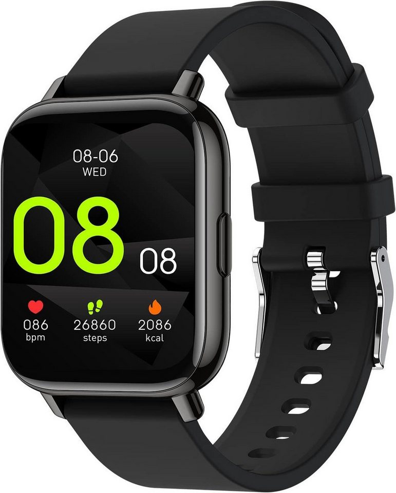 MicLee Smartwatch (1,69 Zoll, Android iOS), Bluetooth Anruf Fitness Tracker Sport Uhr IP68 Wasserdicht Armbanduhr von MicLee