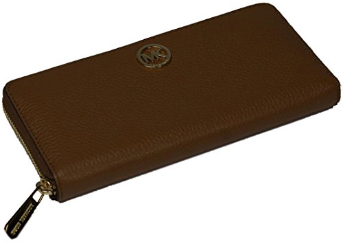 Michael Kors Damen Brieftasche - Geldbörse - Braun mit kleinem goldenen Logo Michael Kors Damen Brieftasche - Geldbörse - Braun mit kleinem goldenen Logo von Michael Kors