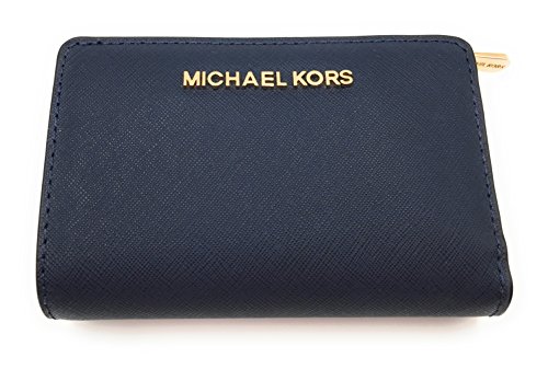 Michael Kors Damen Bi Fold Pale Blue M Navy One Size Bifold von Michael Kors