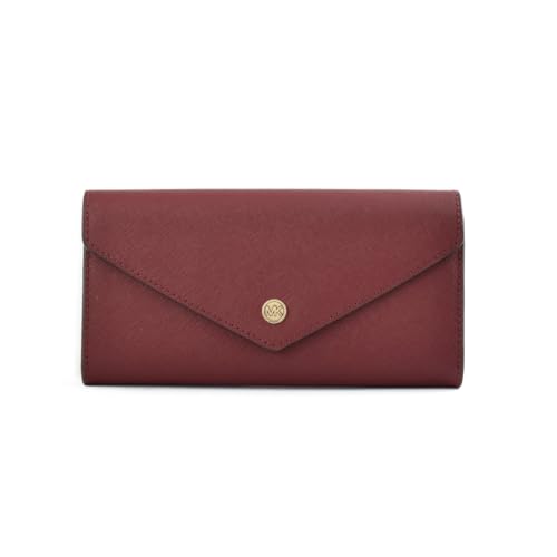 Michael Kors Damengeldbörse 35F3GTVE7L-DARK-Cherry 19 x 10 x 2 cm - Rot, Einfarbig - Damen, Unisex-Erwachsene - Geldbörse mit Schlüsselband Michael Kors Damengeldbörse 35F3GTVE7L-DARK-Cherry 19 x 10 x 2 cm - Rot, Einfarbig - Damen, Unisex-Erwachsene - Geldbörse mit Schlüsselband von Michael Kors