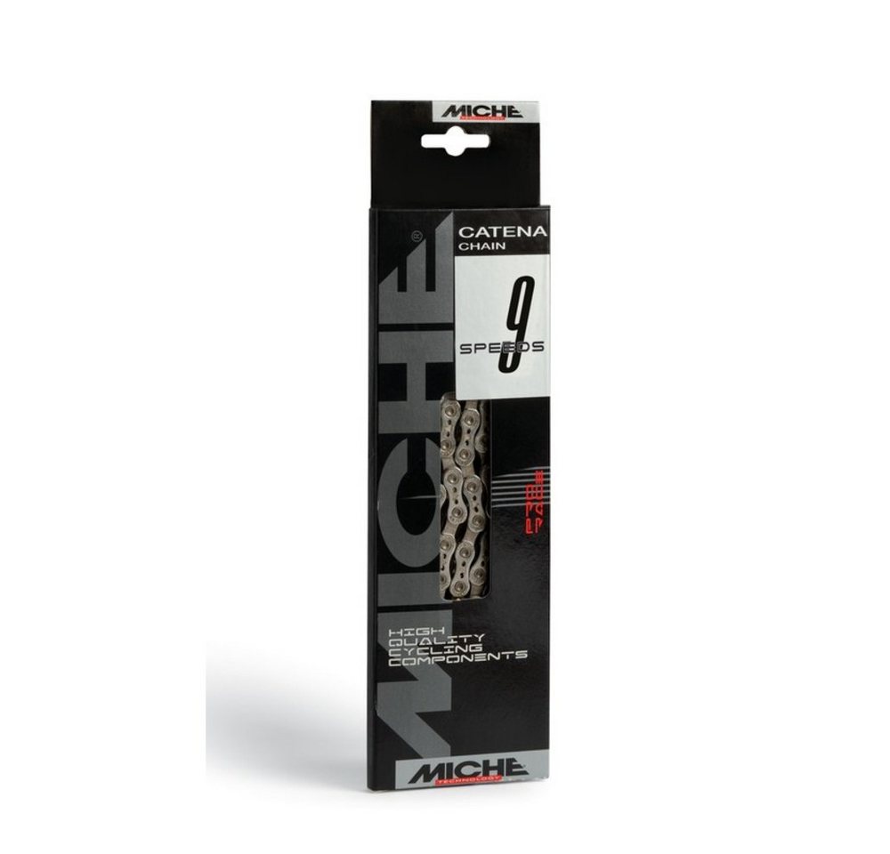 Miche Fahrradketten Kette 9-fach, 1/2 x 3/32", 116 Glieder, 6,70 mm Miche Fahrradketten Kette 9-fach, 1/2 x 3/32", 116 Glieder, 6,70 mm von Miche
