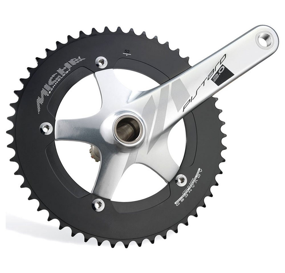Miche Fahrradkurbel Miche Kettenradgarnitur Pistard 2.0 1-fach 48 Zähne 170mm Kurbellänge Miche Fahrradkurbel Miche Kettenradgarnitur Pistard 2.0 1-fach 48 Zähne 170mm Kurbellänge von Miche