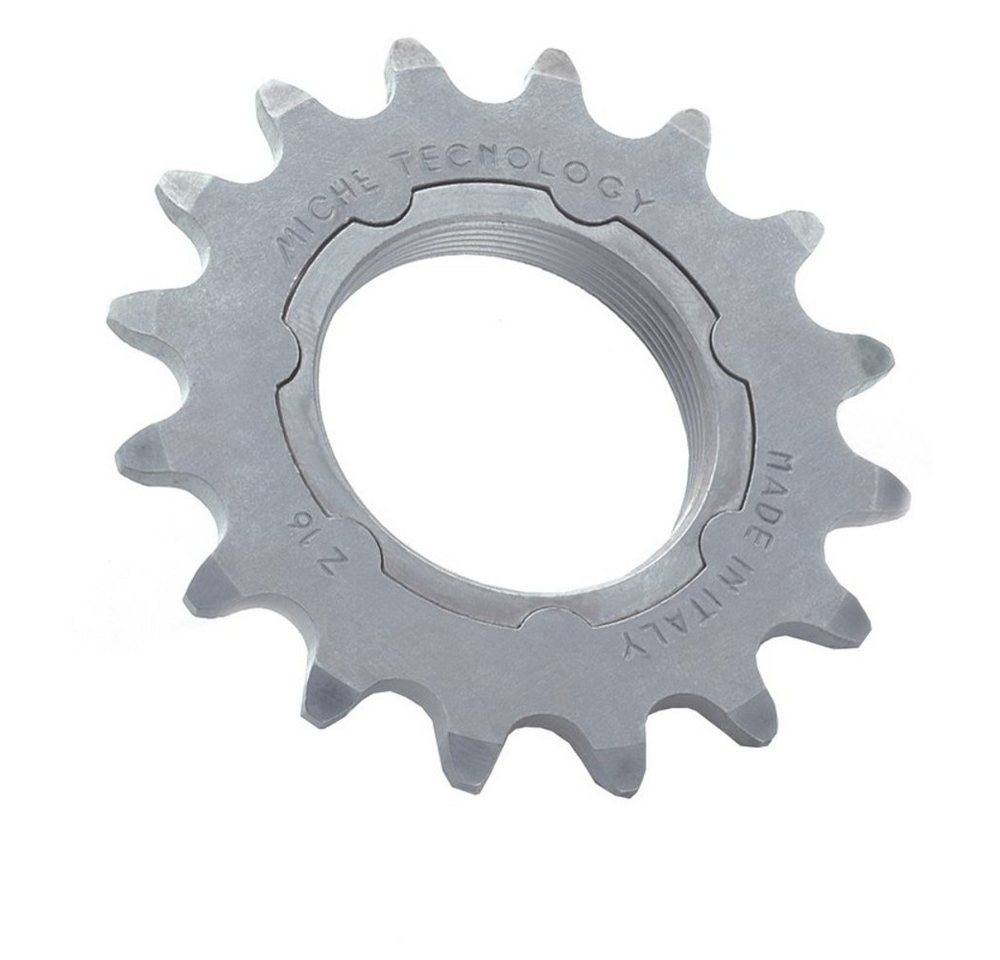 Miche Zahnkranz Single Speed Ritzel 1/8",15 Zähne mit Träger matt verchromt Miche Zahnkranz Single Speed Ritzel 1/8",15 Zähne mit Träger matt verchromt von Miche