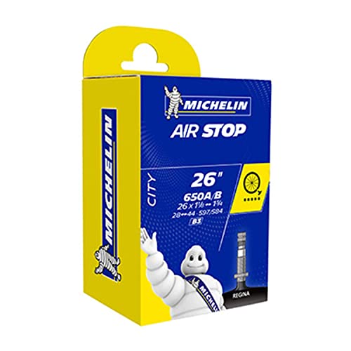 Michelin 650X26 A/B 26X1 1/8 <-> 1 3/4 28 <->44-597/584 Fahrradschlauch, B3 40mm Queen-Ventil Michelin 650X26 A/B 26X1 1/8 <-> 1 3/4 28 <->44-597/584 Fahrradschlauch, B3 40mm Queen-Ventil von MICHELIN