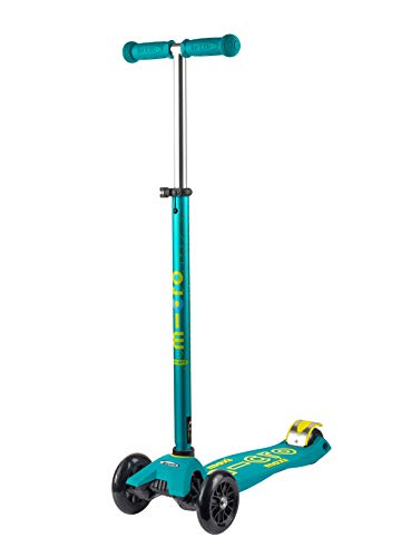 Maxi micro Deluxe Kinderscooter Kickboard ab 5 Jahren Variante Petrol Green von MICRO