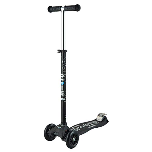 MICRO Maxi Micro Deluxe Schwarz/Grey MMD069 - Kick-Scooter - Schulweg & Freizeit - Antirutschbelag, Eloxierter Lenker, Zusammenklappbar MICRO Maxi Micro Deluxe Schwarz/Grey MMD069 - Kick-Scooter - Schulweg & Freizeit - Antirutschbelag, Eloxierter Lenker, Zusammenklappbar von MICRO