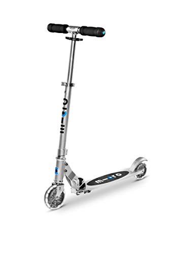micro™ Sprite LED Kinder Kinderscooter | Cityroller mit LED-Rollen | klappbar und Lenker höhenverstellbar | ab 5 J. | Tretroller in 6 Farben erhältlich Farbe Silver matt micro™ Sprite LED Kinder Kinderscooter | Cityroller mit LED-Rollen | klappbar und Lenker höhenverstellbar | ab 5 J. | Tretroller in 6 Farben erhältlich Farbe Silver matt von MICRO
