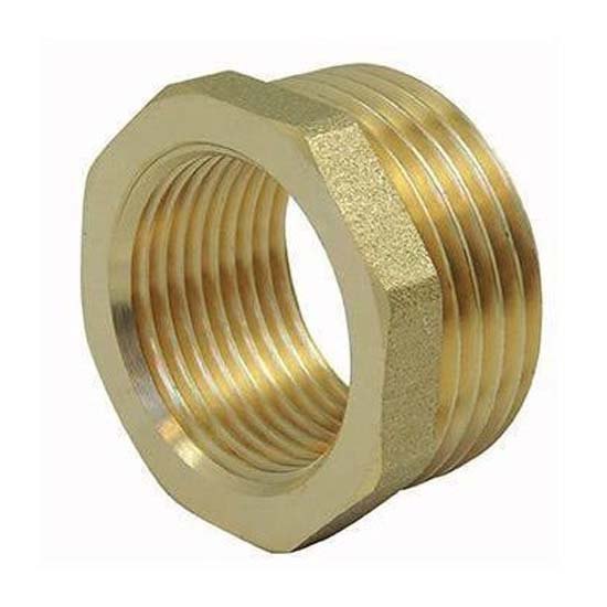 Midinox Male-female Brass Reducer Golden 2 x 1 1/2´´ von Midinox