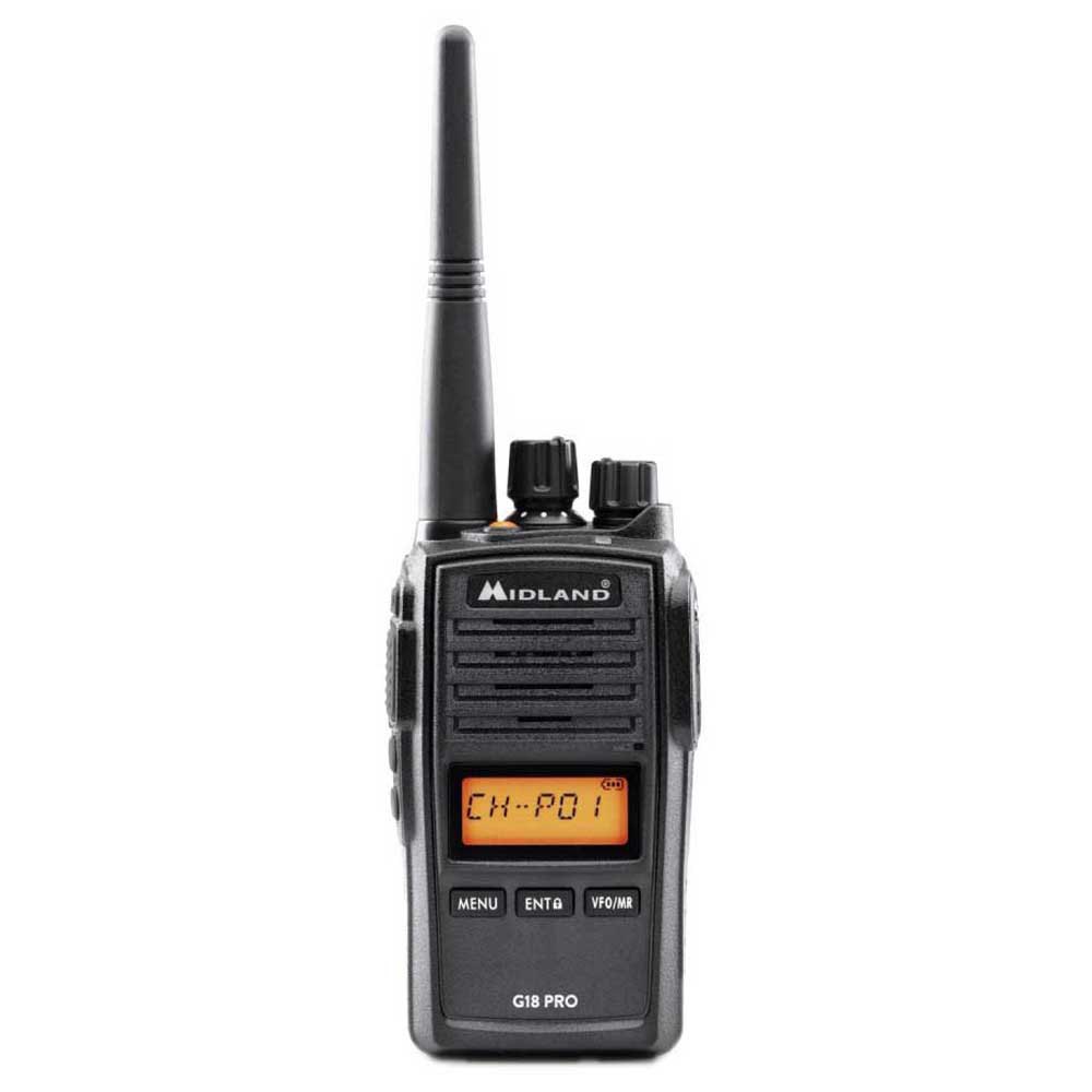 Midland G18 Walkie-talkies 6 Units Schwarz von Midland