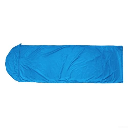 Schlafsack, Nylon, PU, tragbare Schlafsäcke, Abdeckung, wasserdicht, Bivy-Tasche, Campingbeutel für Wandern, Reisen, Angeln (blau) von Mifeiwukawa
