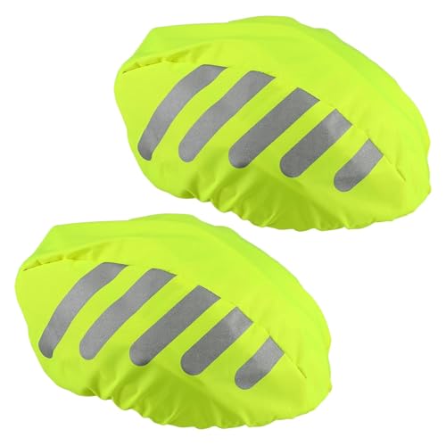Miiepls Fahrradhelm Regenüberzug 2 Stück Regenschutz für Fahrradhelm, Wasserfester Winddichter und Atmungsaktiver Helmüberzug, Fahrrad Eflektierende Regenhaube, für Fahrten Reisen und Ausflüge Miiepls Fahrradhelm Regenüberzug 2 Stück Regenschutz für Fahrradhelm, Wasserfester Winddichter und Atmungsaktiver Helmüberzug, Fahrrad Eflektierende Regenhaube, für Fahrten Reisen und Ausflüge von Miiepls
