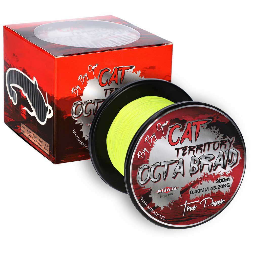Mikado Cat Territory Octa Braided Line 300 M Gelb 0.500 mm Mikado Cat Territory Octa Braided Line 300 M Gelb 0.500 mm von Mikado