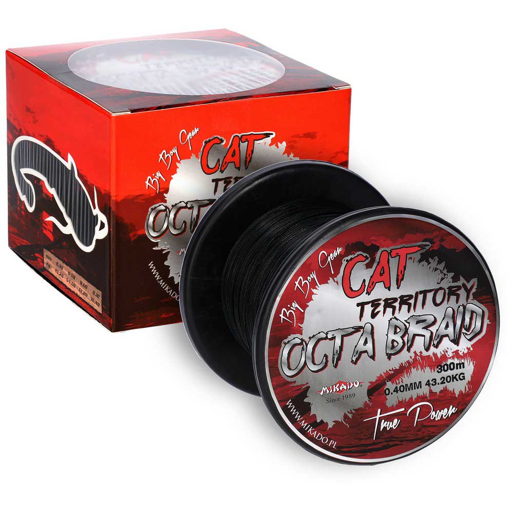 Mikado Cat Territory Octa Braided Line 300 M Schwarz 0.500 mm Mikado Cat Territory Octa Braided Line 300 M Schwarz 0.500 mm von Mikado