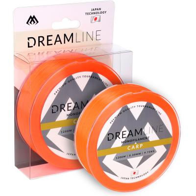 Mikado Dreamline Carp - 0.40mm/16.56Kg/1200M - Fluo Orange von Mikado