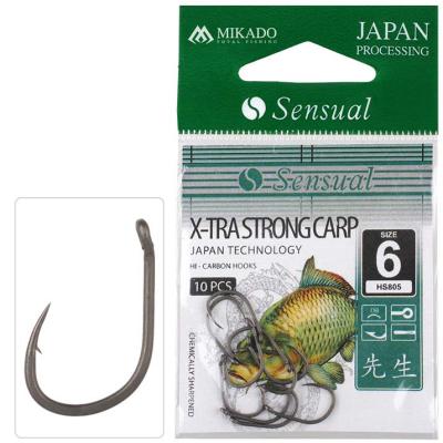 Mikado Haken Sensual X-Tra Strong Carp Nr. 16 Db. von Mikado