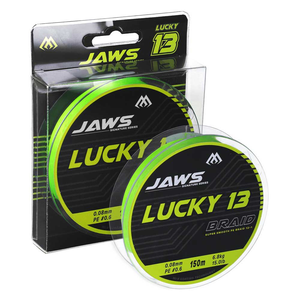 Mikado Jaws Lucky 13 150 M Braided Line Durchsichtig 0.080 mm Mikado Jaws Lucky 13 150 M Braided Line Durchsichtig 0.080 mm von Mikado