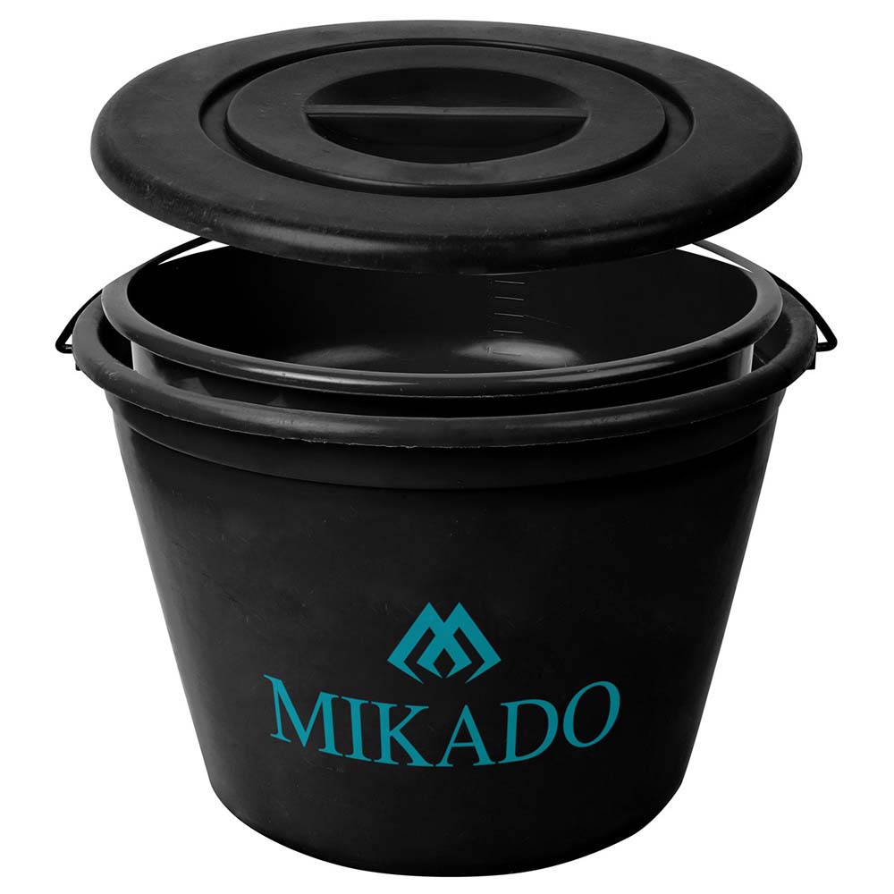 Mikado Logo Bucket 25l Schwarz Mikado Logo Bucket 25l Schwarz von Mikado