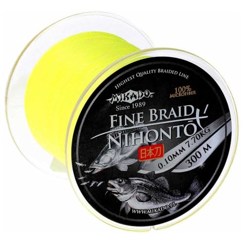 Mikado Nihonto Fine Braid - 0.08mm/4.95Kg/300M - Fluo Gelb Mikado Nihonto Fine Braid - 0.08mm/4.95Kg/300M - Fluo Gelb von Mikado