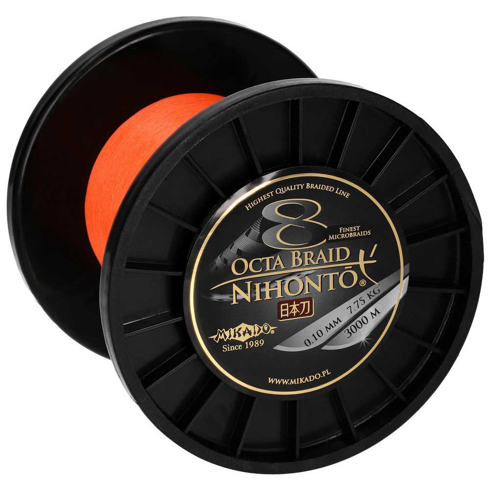 Mikado Nihonto Octa Braided Line 3000 M Orange 0.400 mm Mikado Nihonto Octa Braided Line 3000 M Orange 0.400 mm von Mikado