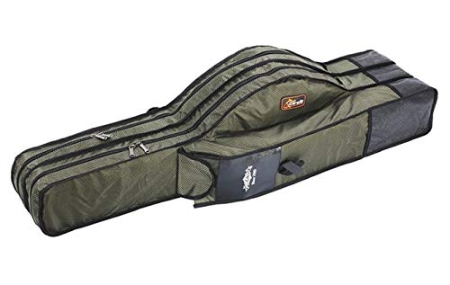 Mikado Rutentasche 2/3 Fächern Rutenfutteral Angeltasche 120-160cm (120cm / 2 Fächer / UWF014A2-120) von Mikado