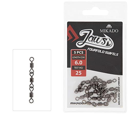 Mikado Wirbeljaws Fourfold Swivels - 25Kg Mikado Wirbeljaws Fourfold Swivels - 25Kg von Mikado