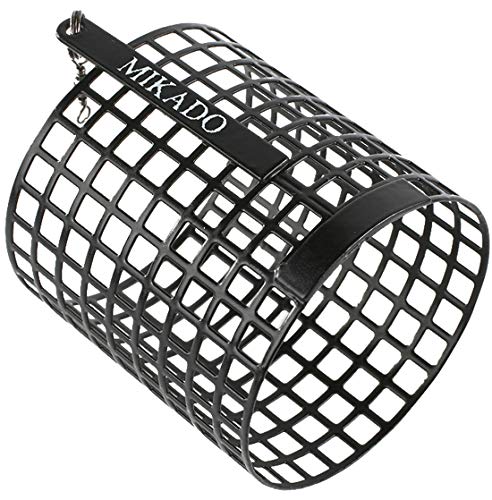 Mikado runder schwarzer Futterkorb XL Futterbombe Ø50mm x57mm ohne Zusatzgewicht Mikado runder schwarzer Futterkorb XL Futterbombe Ø50mm x57mm ohne Zusatzgewicht von Mikado Carp