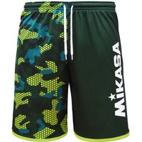 MIKASA Beachvolleyball Shorts Camouflage Herren grün S von Mikasa