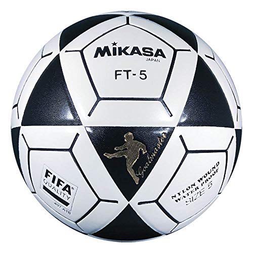 MIKASA FT5 Goal Master Fußball, Schwarz/Weiß, Größe 5 von Mikasa