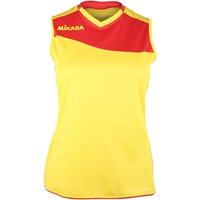 MIKASA MAYA Volleyball Trikot Damen Gelb XXL von Mikasa