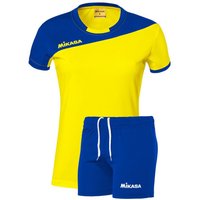 MIKASA Performance Volleyballtrikot-Set Damen gelb/royal M von Mikasa