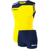 MIKASA Volleyball Trikot Set Damen gelb/navy/weiß S MIKASA Volleyball Trikot Set Damen gelb/navy/weiß S von Mikasa