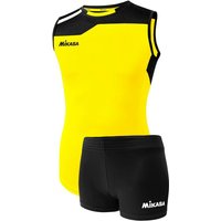 MIKASA Volleyball Trikot Set Damen gelb/schwarz/weiß S MIKASA Volleyball Trikot Set Damen gelb/schwarz/weiß S von Mikasa