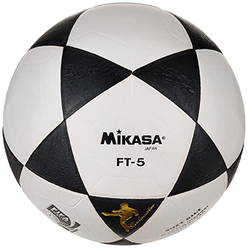 Mikasa FT5 Ball, thermogeschweißt, Weiß/Blau 38 weiß/schwarz von Mikasa