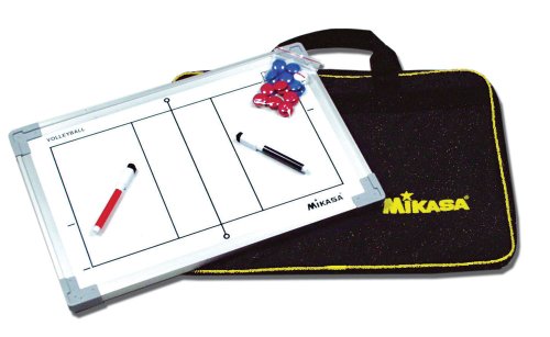 Mikasa Volleyball-Taktikbrett, Einfarbig, 45 x 29.5 cm, Trainer, Coaches, und Volleyballspieler, Unisex, Taktikboard, Strategiebrett, Mehrfarbig Mikasa Volleyball-Taktikbrett, Einfarbig, 45 x 29.5 cm, Trainer, Coaches, und Volleyballspieler, Unisex, Taktikboard, Strategiebrett, Mehrfarbig von Mikasa