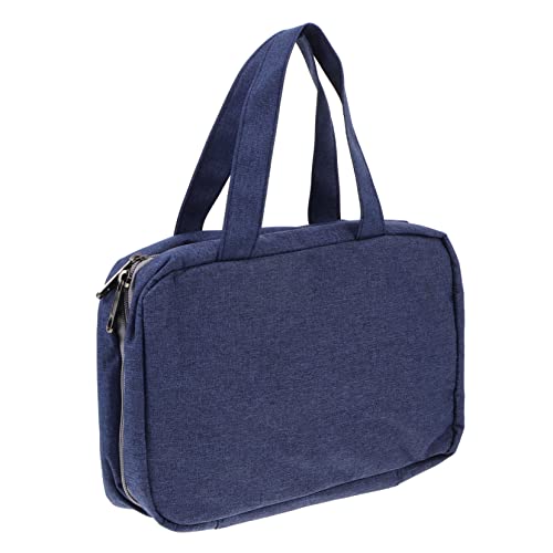 Mikinona 1Stk Make-up-Aufbewahrungstasche Kulturbeutel für Männer Badezimmer Tasche Kosmetiktasche Storage Pockets Handbags Make-up-Taschen Make-up-Organizer-Tasche Reisetasche Navy von Mikinona