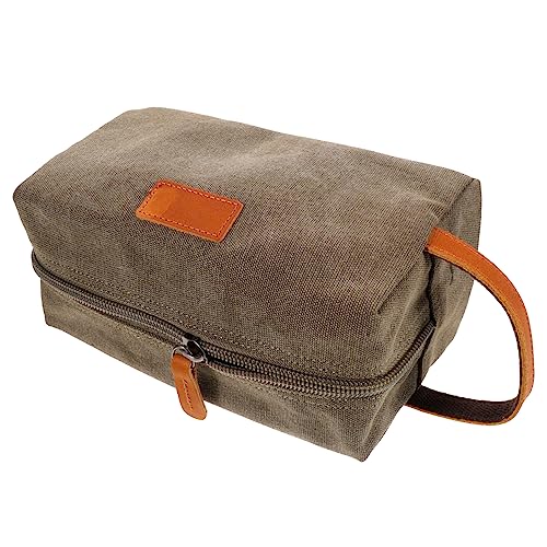 Mikinona 2St Aufbewahrungstasche aus Segeltuch Mehrzweck-Kosmetiktasche Reise dekor reisekosmetikkoffer Storage Boxes aufbwahrungs-Box Reisekosmetikbeutel Kulturbeutel Canvas Army Green von Mikinona