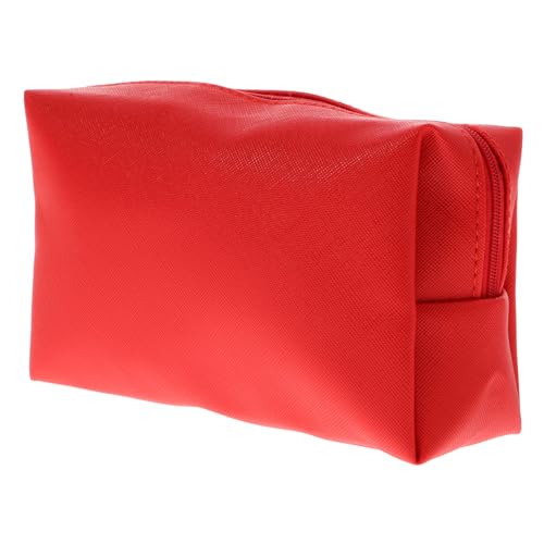 Mikinona 2St Kosmetiktasche Lippenstiftbeutel Kulturbeutel für Damen Reise-Kulturbeutel kleine Schminktasche Storage Pockets Storage Bags Toilettenartikel Modetasche Reisekosmetikbeutel rot von Mikinona